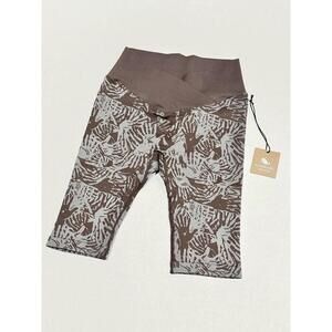 Astroremiges Women's Compression Shorts Six Sense Clairvoyant Nebula Chestnut S